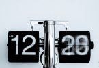 analog clock at 12 am